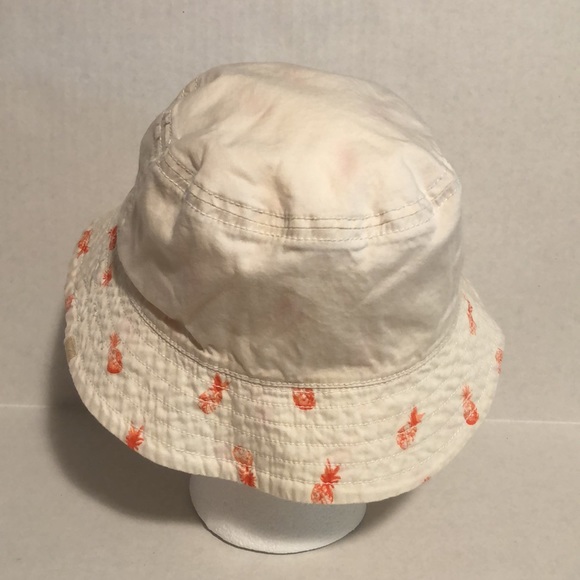 Hollister and Abercrombie cream and red pineapple bucket hat - Picture 5 of 6